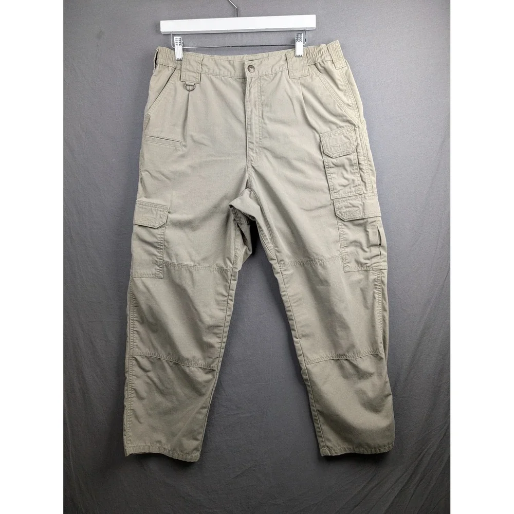 5.11 Tactical Series Mens Cargo Pants  Khaki Tan Ripstop 34x30‎